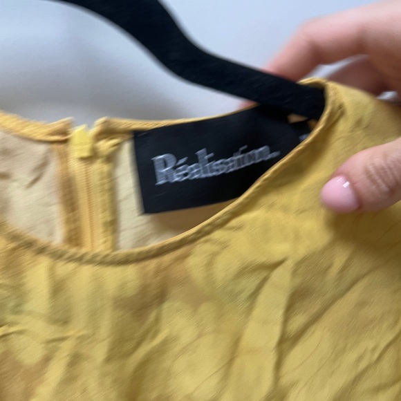 Realisation Par Yellow Mini Dress - Picture 3 of 6